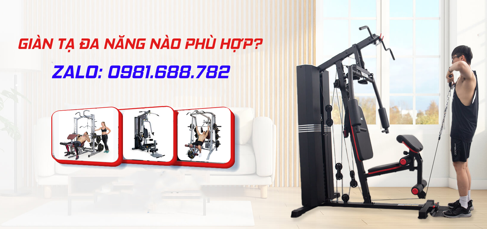 Mẫu giàn tạ đa năng phù hợp với gia đình? Có nên sử dụng giàn tạ đa năng cũ không?