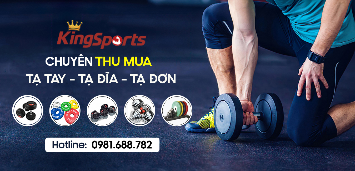 Thu mua tạ tay, tạ đĩa, tạ cao su, tạ tháo lắp giá cao tại TP.HCM